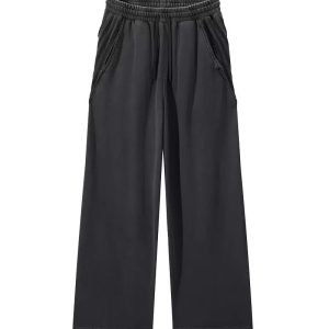 Distressed tracksuit bottoms