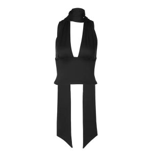 Top with scarf